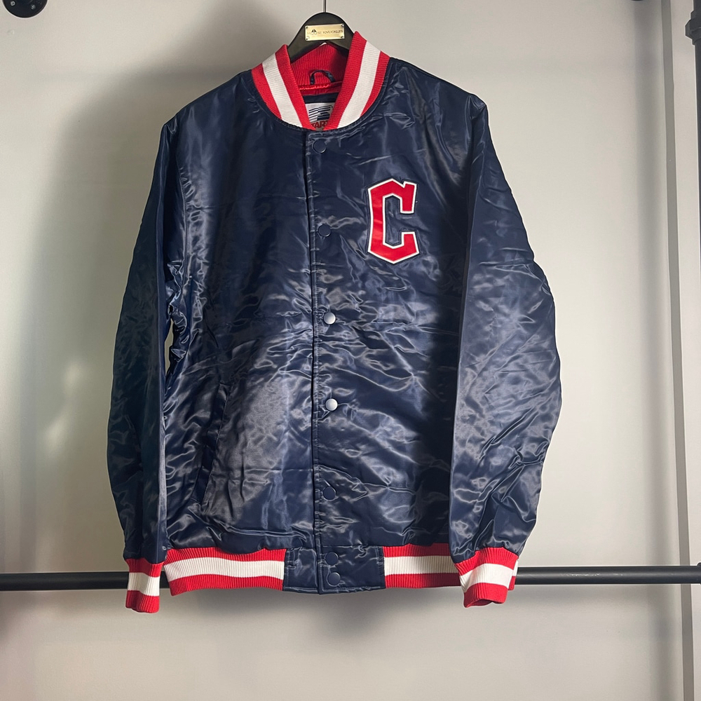 Men's Starter Homage Exclusive Cleveland Guardians Jacket Size XL